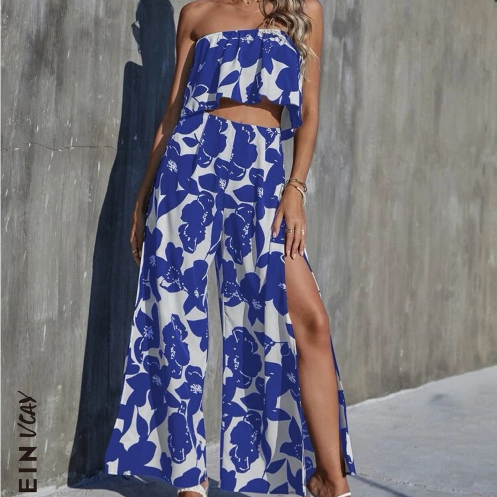 SHEIN Tube Top and Pant Set